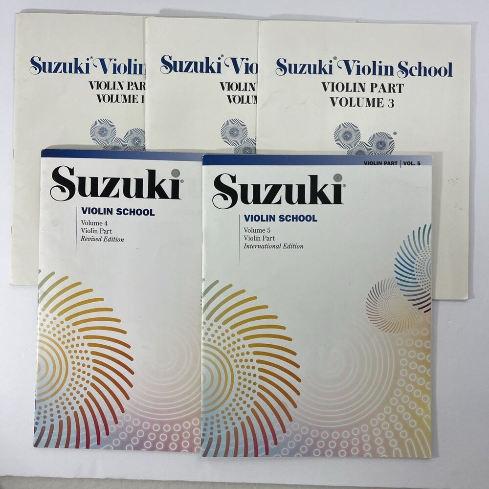 Suzuki - Violin School - Books 1-5 - 1 2 3 4 5 - In good condition
